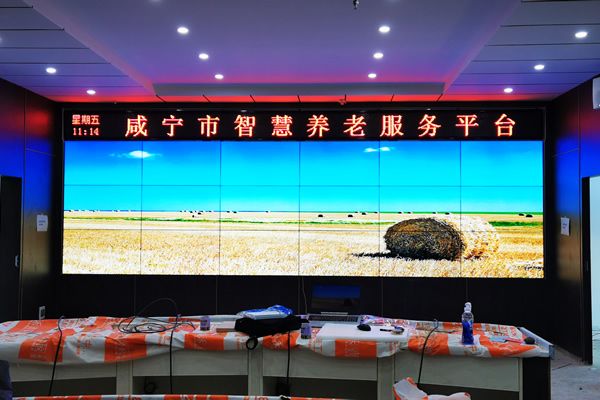 拼接屏显示平台-咸宁市民政局