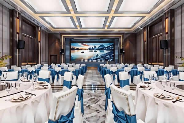 酒店宴会厅配多大面积的LED显示屏合适？