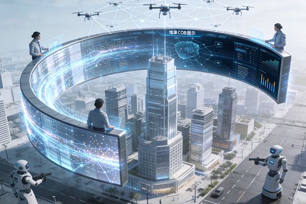安防产业数字化升级，维康COB显示屏筑牢智慧安防视觉防线