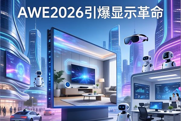 AWE2026 引爆显示革命！维康国际 LED 显示屏如何重塑全球智慧生活新生态？