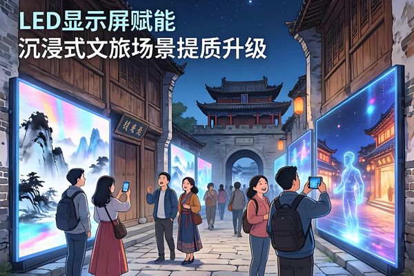 2026文旅融合新风口！LED显示屏赋能沉浸式文旅场景提质升级