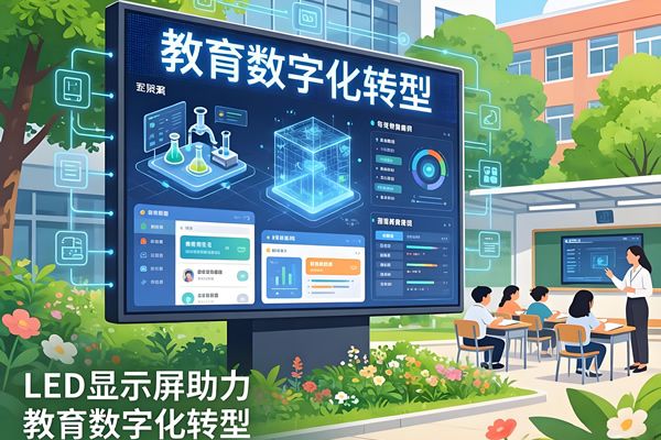 智慧校园建设提速！LED显示屏助力教育数字化转型落地