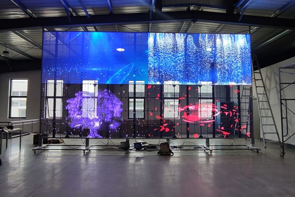 杭州天健水务集团 - LED透明屏