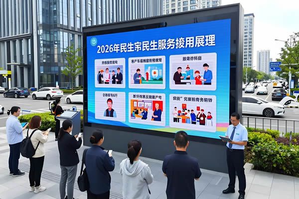 2026民生政策落地，LED显示屏助力公共服务提质增效