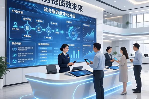 智慧政务提质增效！LED显示屏赋能政务服务数字化升级