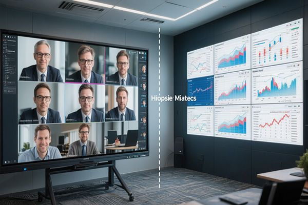 智能会议室升级：如何选择更适合的显示方案？LED会议一体机 vs 液晶拼接屏